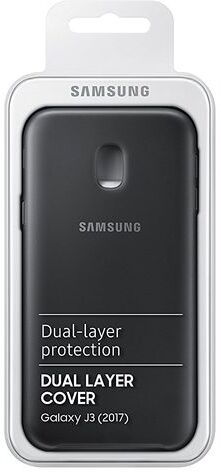 Samsung EF-PJ330CPE Dual Layer Cover Hülle Galaxy J3 2017 - schwarz