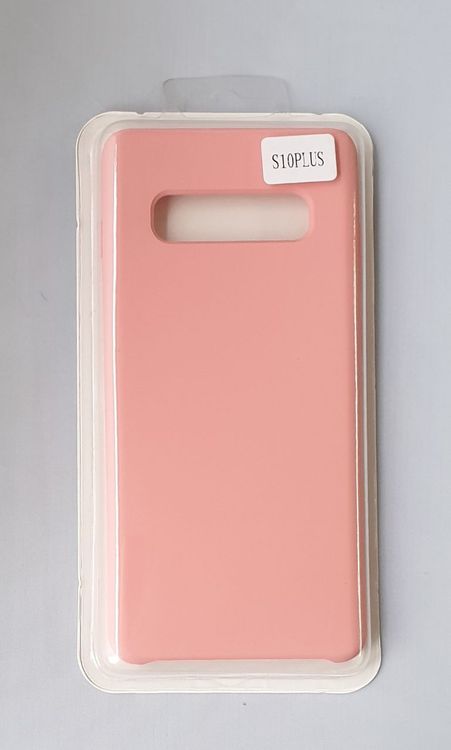 HTCOM Silikon Cover Hülle für Samsung G960 S10 Plus - pink