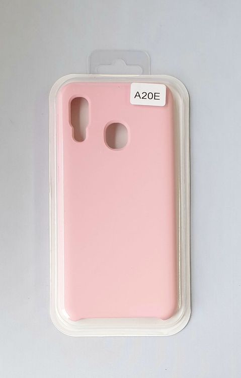 HTCOM Silikon Cover Hülle für Samsung A20e Pink