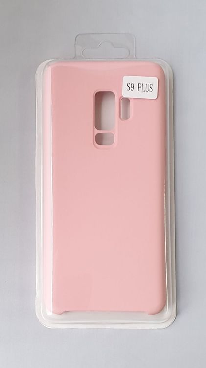 HTCOM Silikon Cover Hülle für Samsung G965 S9 Plus Pink