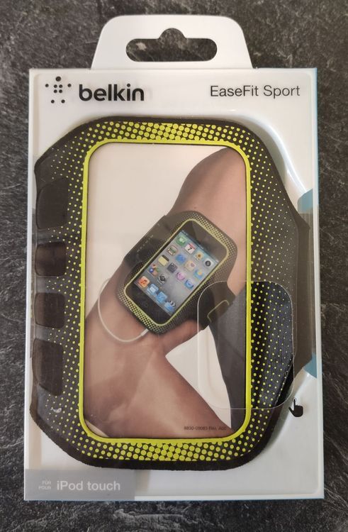 Belkin EaseFit Sport-Armband für iPod touch 4G schwarz-gelb