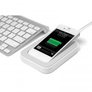 Bluelounge Saidoka Lightning Anti-Rutsch Ladestation iPhone 5/5S in weiss