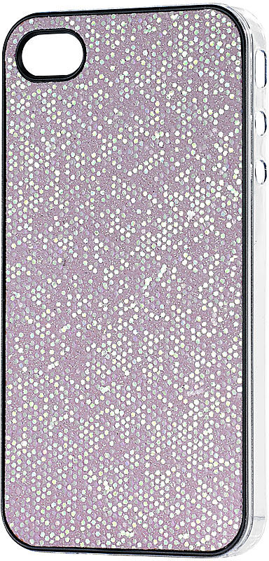 Xcase Glamour-Schutzcover für iPhone 4/4s, perlmutt-rosa