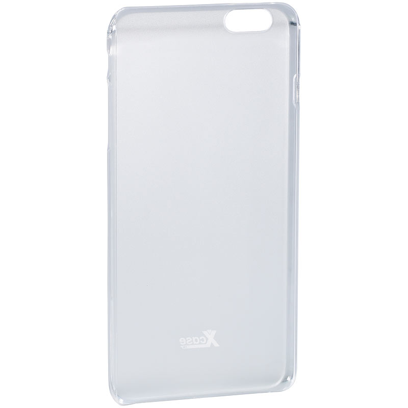 Xcase Ultradünnes Schutzcover für iPhone 6/s Plus, halbtransp., 0,3 mm