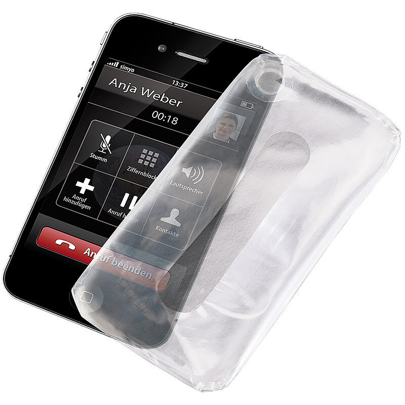 Xcase Wasser- & staubdichte Folien-Schutztasche für iPhone 6/s