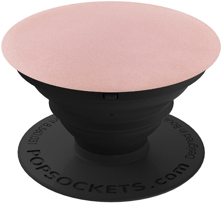 PopSockets Ausziehbarer Sockel und Griff für Smartphones und Tablets -RoseGoldALU