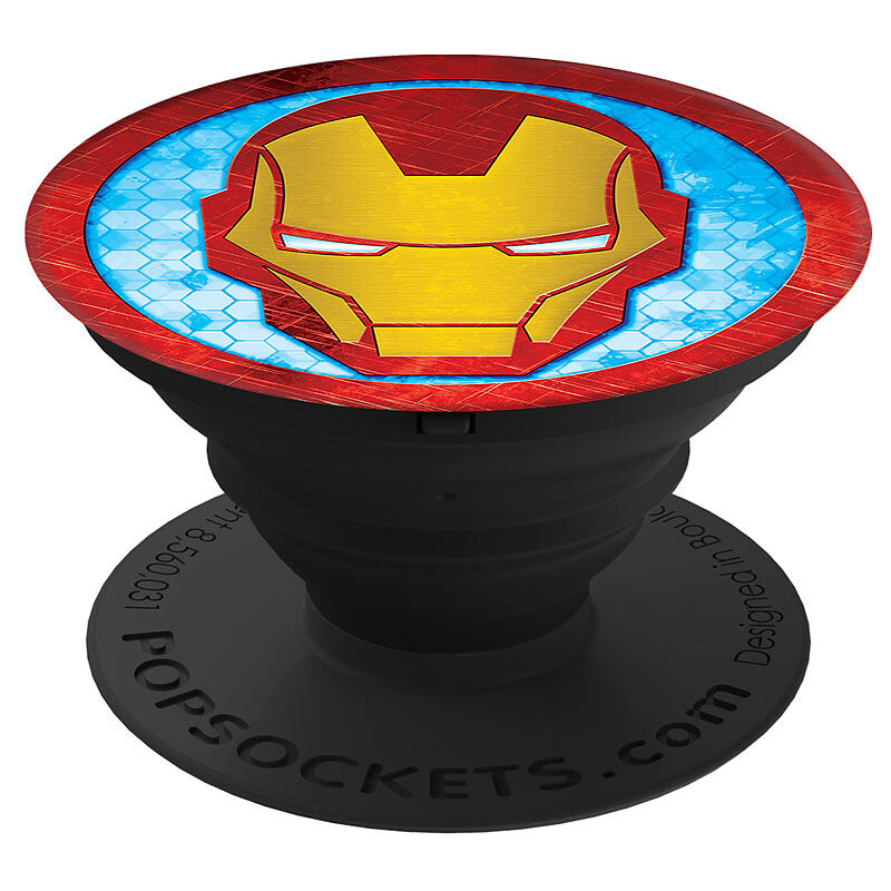 PopSockets Ausziehbarer Sockel und Griff für Smartphones &Tablets - Iron Man Icon
