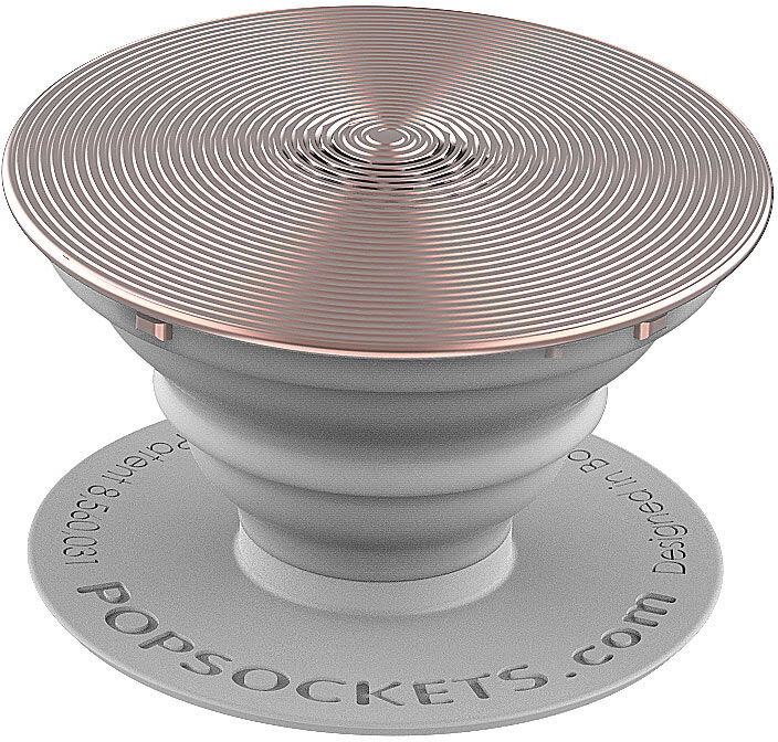 PopSockets Ausziehbarer Sockel und Griff für Handys und Tablets - Twist Rose Gold