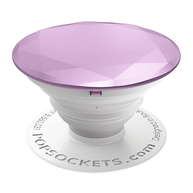 PopSockets Ausziehbarer Sockel und Griff für Handys und  - Lilac Metallic Diamond