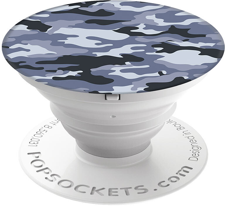 PopSockets Ausziehbarer Sockel und Griff für Handys und Tablets - Gray Camo