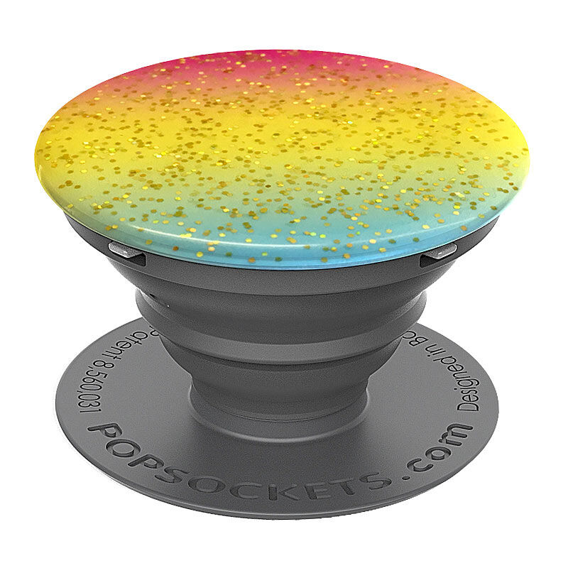 PopSockets Ausziehbarer Sockel und Griff für Handys und Tablets - Rainbow Showers