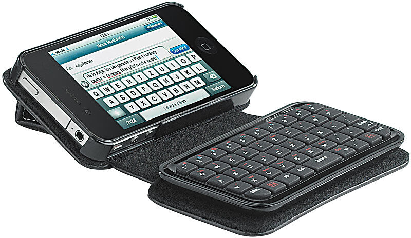 Xcase Tasche für iPhone 4s und Mini-Tastatur