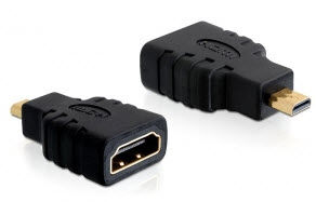 DeLock 65242 - Adapter High Speed HDMI - micro D Stecker > A Buchse