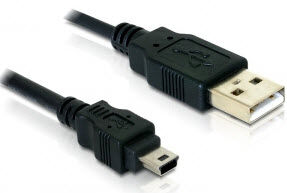 DeLock 82252 - Kabel USB 2.0 > USB-B mini 5pin Stecker/Stecker - 1.5m