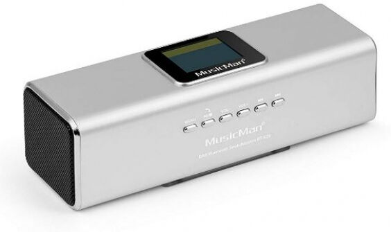 Technaxx BT-X29 - MusicMan DAB Bluetooth Soundstation - Silber