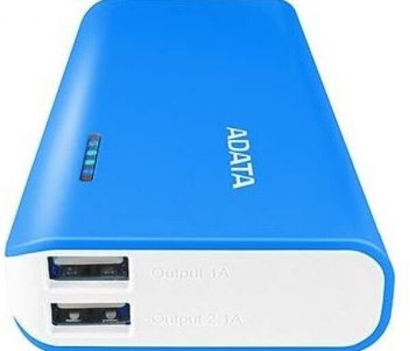 A-Data PT100 - PowerBank 10000mAh - Blau/Weiss