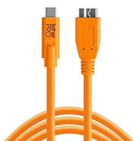 Divers Tether Tools USB-C zu 3.0 Micro-B Kabel - 4.60m - Orange