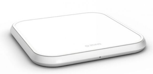 Zens Single Aluminium Wireless Charger - Weiss