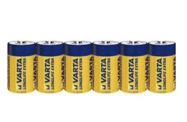 Varta Longlife, Batterie 6 Stück, D