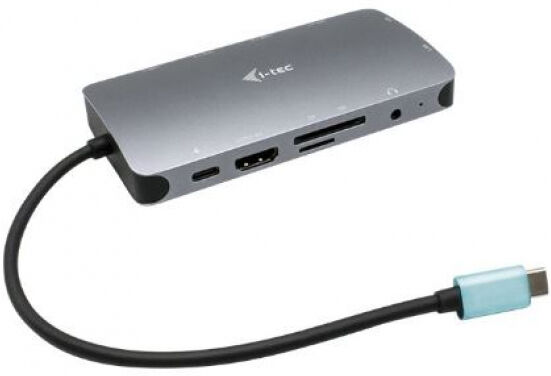 iTEC i-tec C31NANODOCKVGAPD - USB-C Metal Nano Dock HDMI/VGA with LAN + Power Delivery 100 W