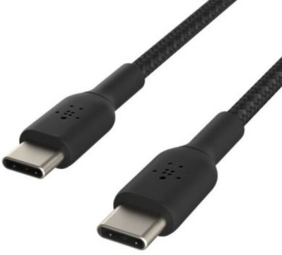 Belkin USB-C/USB-C Kabel 1m ummantelt, schwarz