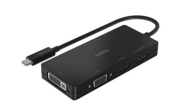 Belkin AVC003BTBK - USB-C-Video-Adapter - USB-C zu HDMI / VGA / DisplayPort