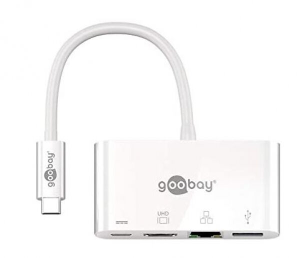 goobay 62105 - USB-C Multiport-Adapter HDMI + Ethernet + PD