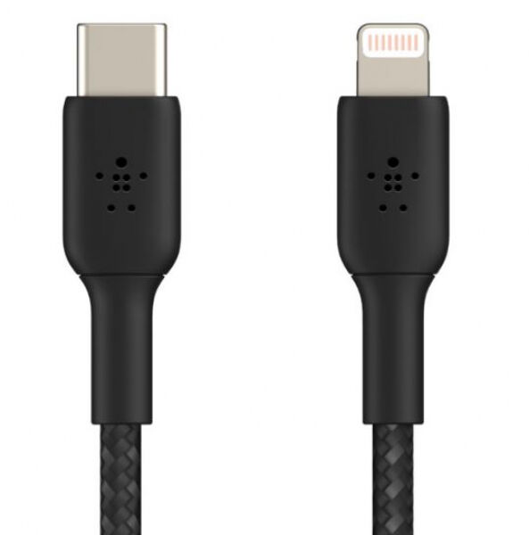 Belkin Boost Charge Lightning/USB-C Kabel - Schwarz - mfi zertifiziert - 1m