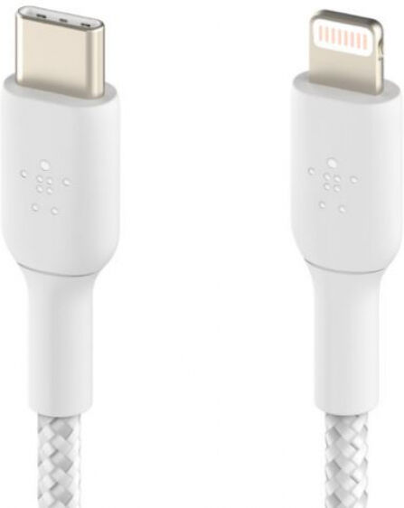 Belkin Boost Charge Lightning/USB-C Kabel - Weiss - mfi zertifiziert - 1m