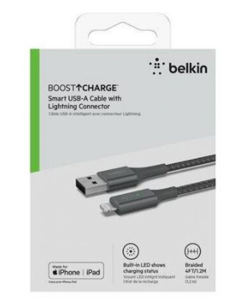 Belkin Smart LED Kabel - USB-A / Lightning - 1.2m