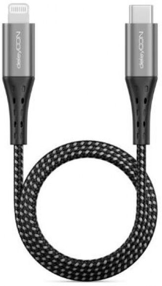 deleyCON USB-2.0-Kabel USB C - Lightning - 1m