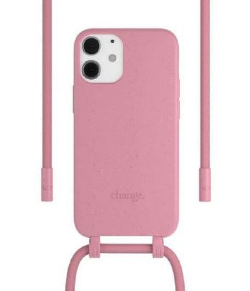 Woodcessories Back Cover Bio Change Case iPhone 12 mini Pink