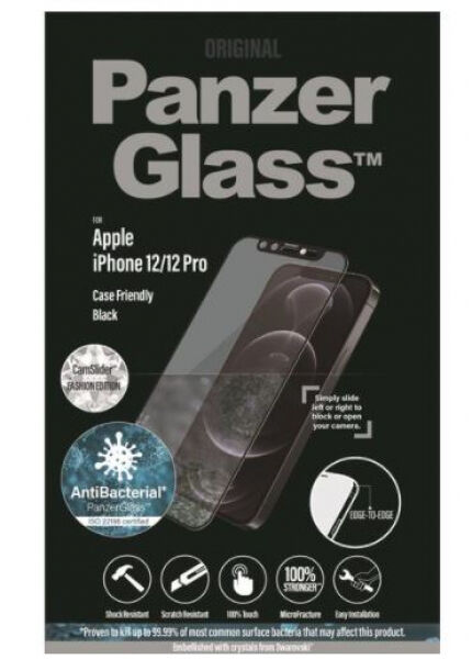 Panzerglass Displayschutz Case Friendly CS Swarovski iPhone 12 / 12 Pro