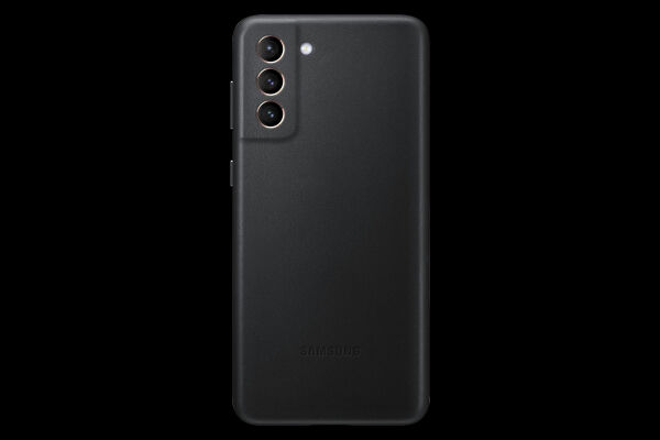 Samsung Leather Cover zu G996B Galaxy S21+ black
