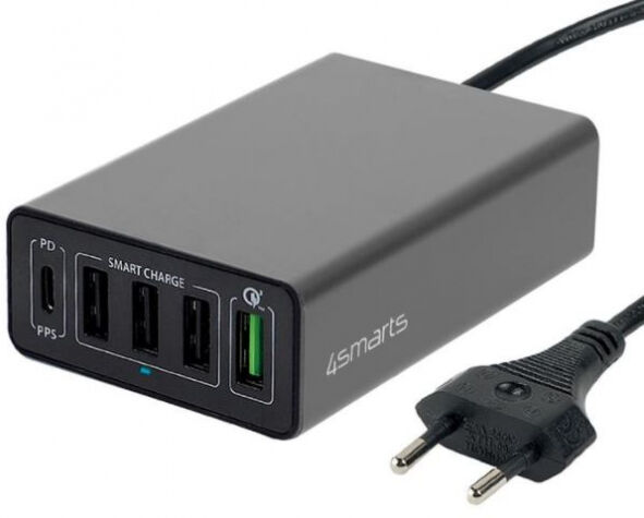 4smarts VoltPlug USB-Wandladegerät 60W - 5-Port USB