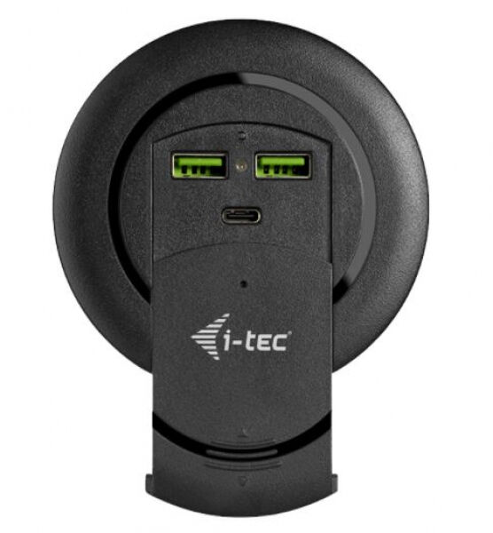 iTEC i-tec CHARGER96WD - Built-in Desktop Fast Charger, USB-C PD 3.0 + 3x USB 3.0 QC3.0, 96 W