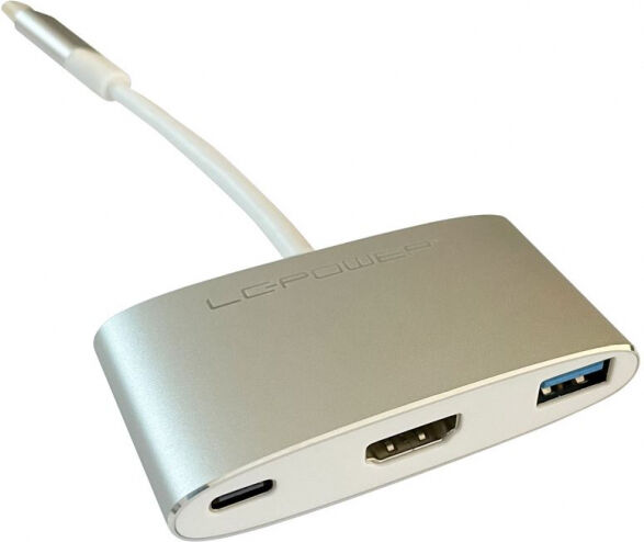 LC-Power LC Power LC-HUB-C-MULTI-4 - Externer USB-Typ-C-Hub mit USB 3.0-, HDMI- & PD-Port