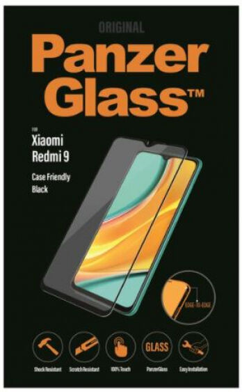 PanzerGlass Displayschutz Case Friendly zu Xiaomi Redmi 9