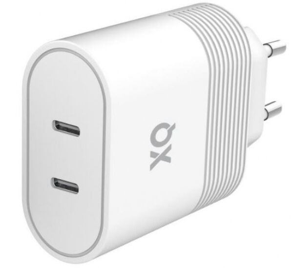 Xqisit USB-Wandladegerät Dual USB-C - 40 Watt