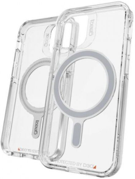 Gear4 D3O Snap Case Crystal Palace Clear Back Cover - zu iPhone 12 Pro Max, MagSafe kompatibel