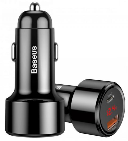 Divers Baseus Car Charger Magic USB + USB-C QC 4.0 PD 45W