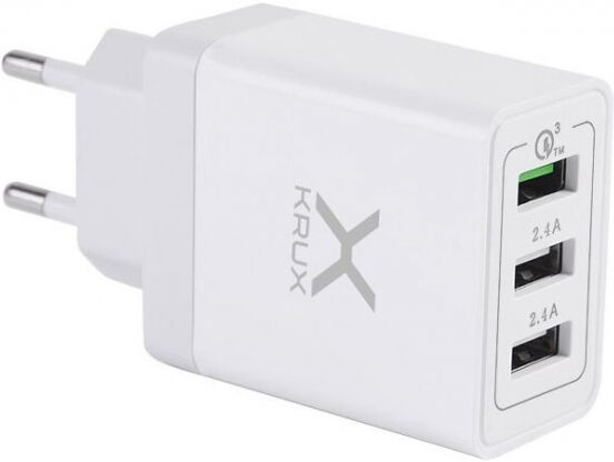 Divers Krux KRX0065 - USB-WallCharger 3 x USB