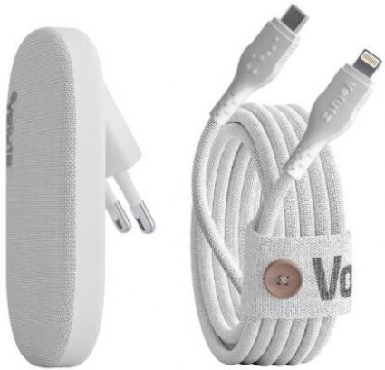 Divers Volutz USB-C Reisenetzteil / Stecker klappbar / 20 Watt - Weiss