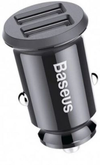 Divers Baseus CCALL-ML01 - CarCharger für Mobile Devices - 2 x USB-A - Schwarz