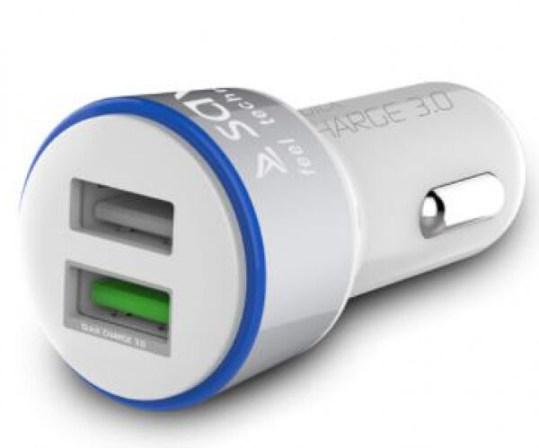 Savio SA-06/W - Car Quick Charge 3.0A / 2xUSB