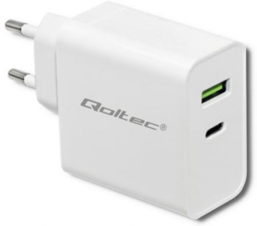 Qoltec 51718 - Ladegerät 42 Watt / USB-C PD