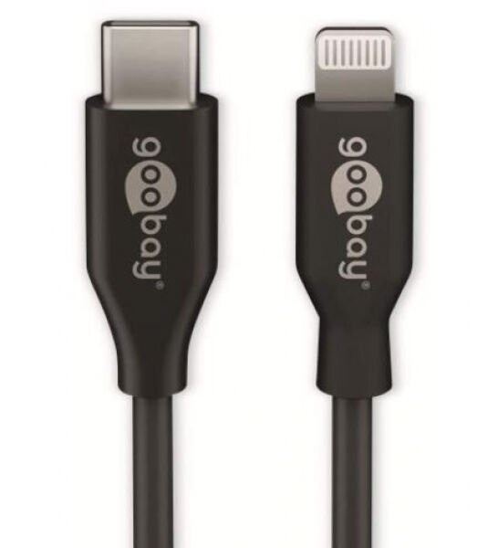 goobay 39428 - Lightning - USB-C Lade- und Synchronisationskabel - 0.5m
