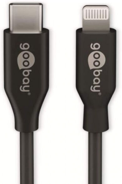 goobay 39445 - Lightning - USB-C Lade- und Synchronisationskabel - 1m