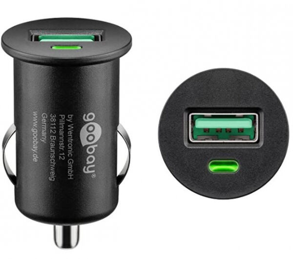 goobay 45162 - Quick Charge Car Charger 2.4 A / 18 W