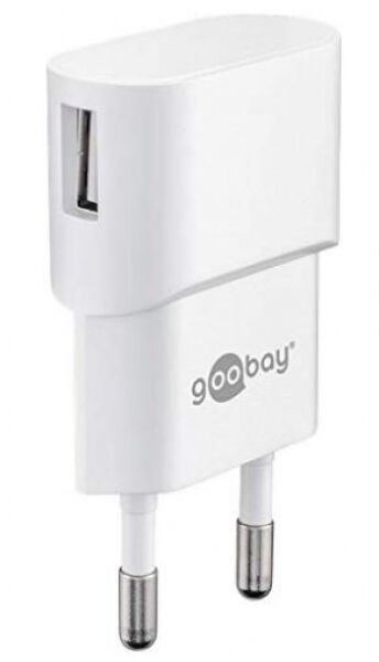 Goobay 44948 - USB Ladegerät Extra Kompakte Bauform 5W/1,0A